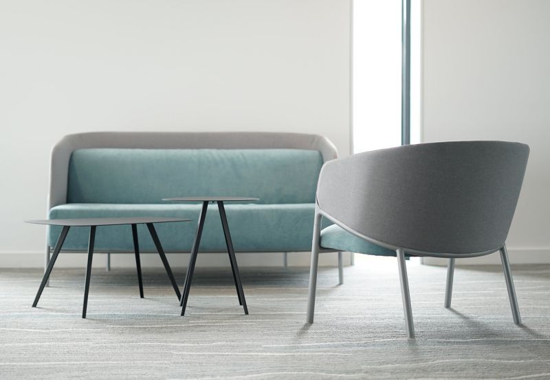 Agorà Side table rectangular Segis black